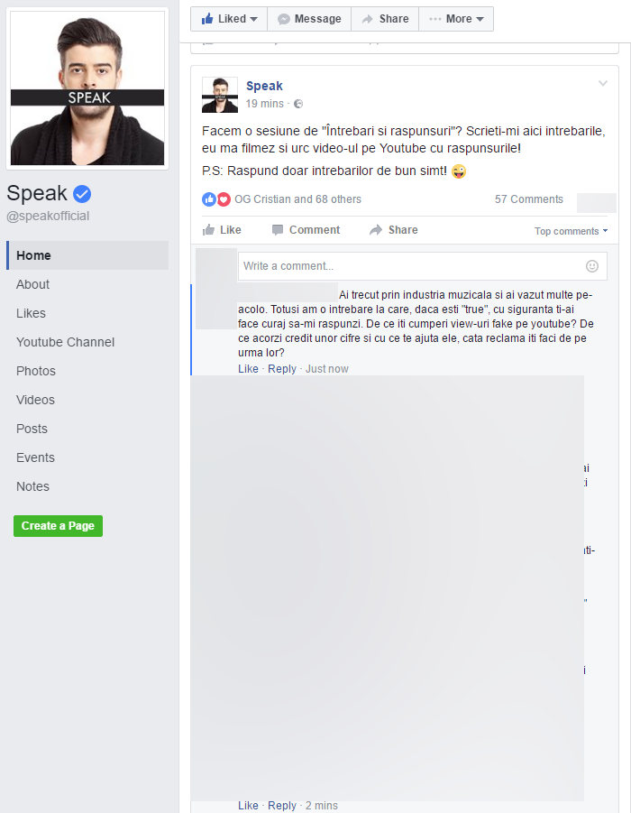 Speak este acuzat că îşi cumpără vizualizările de pe Youtube!