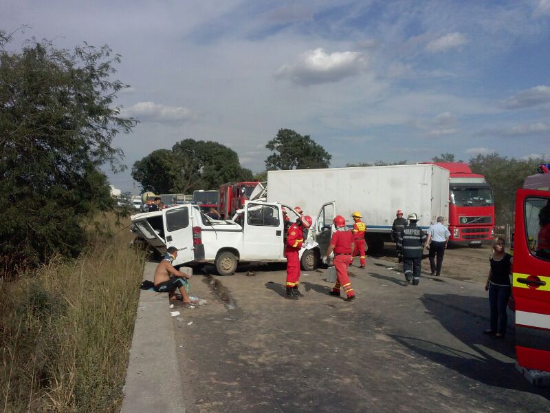 Accidentul s-a produs pe Soseaua de Centura