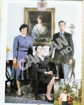 Respect. In casa Elisabetei Rizea din NucSoara sunt mai multe fotografii cu Regele Mihai