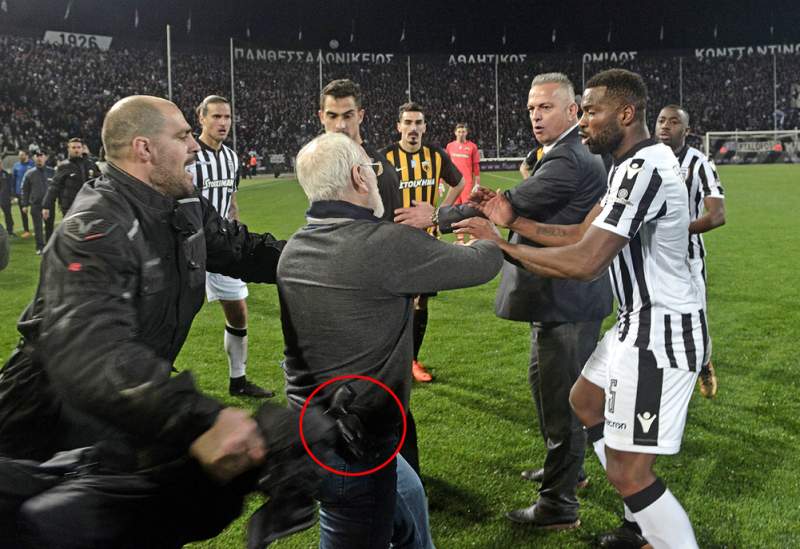 Patronul Pistolar Al Grecilor De La Paok Interzis Trei Ani Pe Stadioane