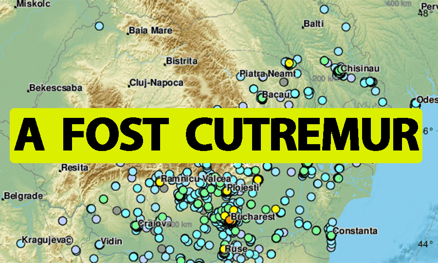 Cutremur mare azi noapte În ce orașe din România s a resimțit