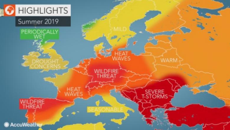 prognoza meteo in europa harta Vara NU va mai fi ca până acum în România. Prognoză meteo 