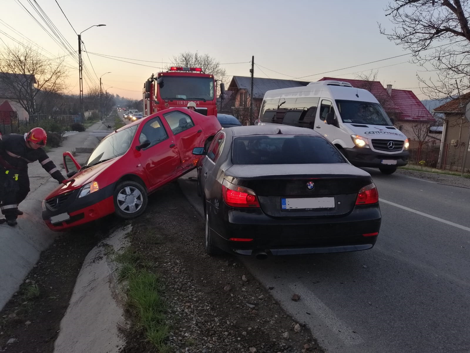 Grav accident în județul Cluj Un tânăr de 24 de ani a ajuns la spital