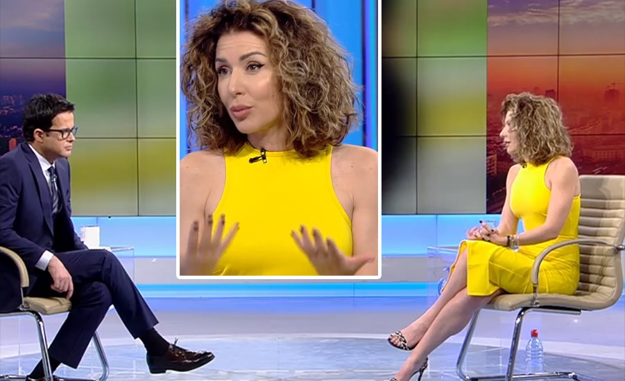 Carmen Brumă, invitată în emisiunea lui Mihai Gâdea de la Antena 3. Detaliul halucinant observat de telespectatori când iubita lui Mircea Badea s-a așezat pe scaun