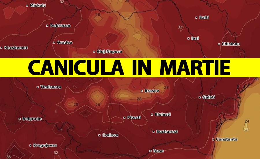 ANM, în alertă! 33 de grade Celsius în martie – cea mai mare temperatură istorică din România