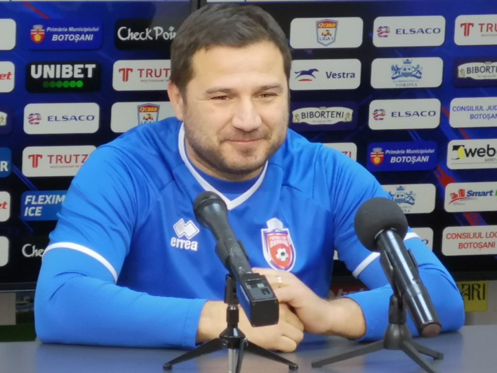 Croitoru amenință vicecampioana: „O primă victorie pentru FC Botoşani pe teren propriu cu FCSB este dorinţa mea cea mai mare!”