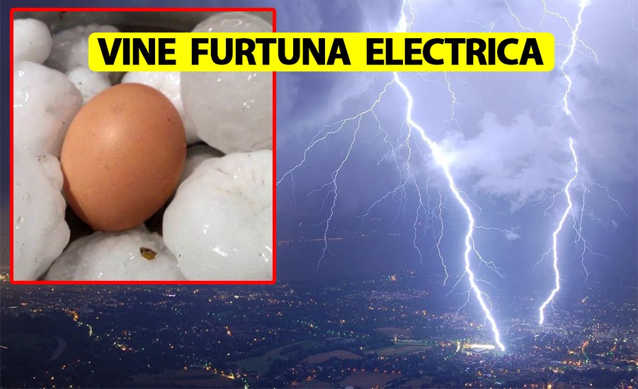 Nu e o eroare! ANM anunță: Vin furtuna electrică și grindină în România. Locuitorii acestor zone sunt sfătuiți să se adăpostească