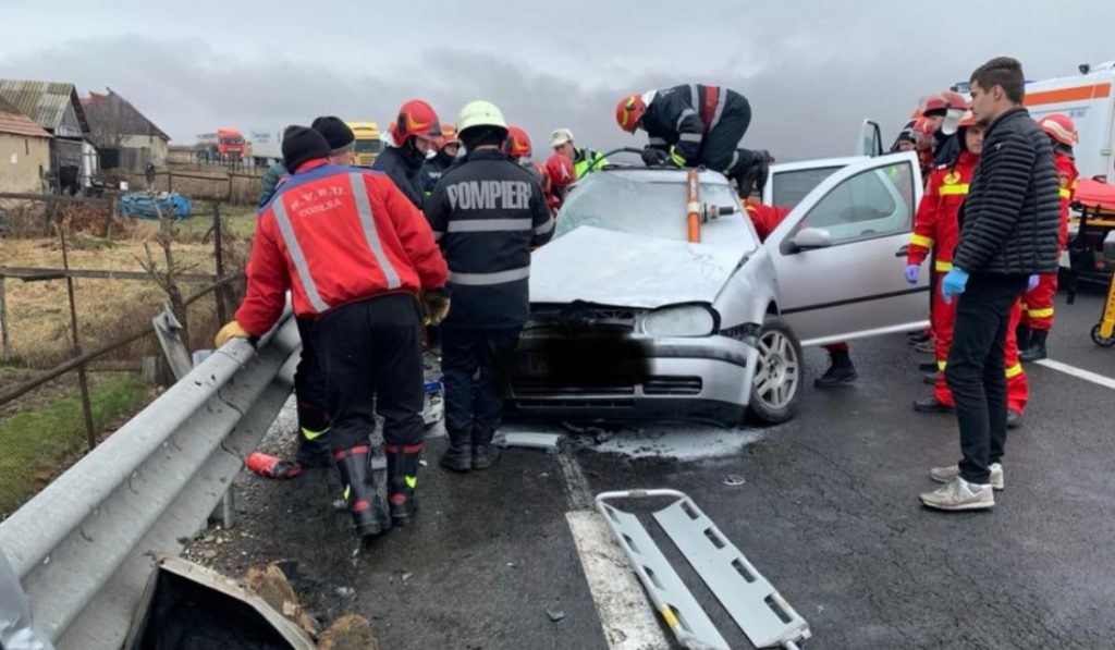 Tragedie la Brașov! Un băiat de 19 ani a murit într-un accident pe DN1