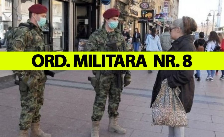 Ordonanța Militară nr 8. Care dintre români vor putea părăsi locuința și în ce scopuri