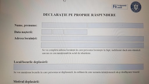 Nu e banc! Ce a scris o femeie din Borșa pe declarația de propria răspundere, pentru a participa la Înviere. Riscă 3 ani de închisoare