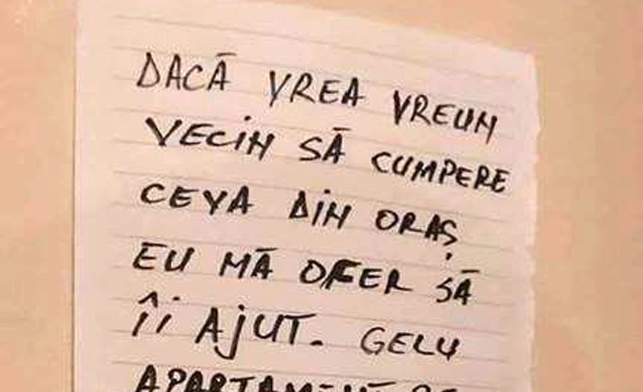 Un bucureștean din Rahova, înjurat de administratorul blocului după ce s-a oferit să facă toate cumpărăturile vecinilor peste 65 de ani