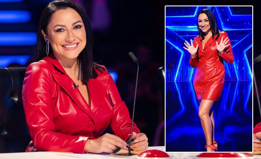 S-a aflat secretul sarafanului de piele de culoare roșie, purtat de Andra Măruță la preselecțiile Românii au Talent de la Pro TV