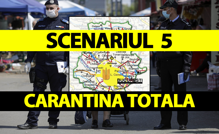 Scenariul 5 în România. Bucureștiul ar putea fi închis. Carantină totală în Capitală?!