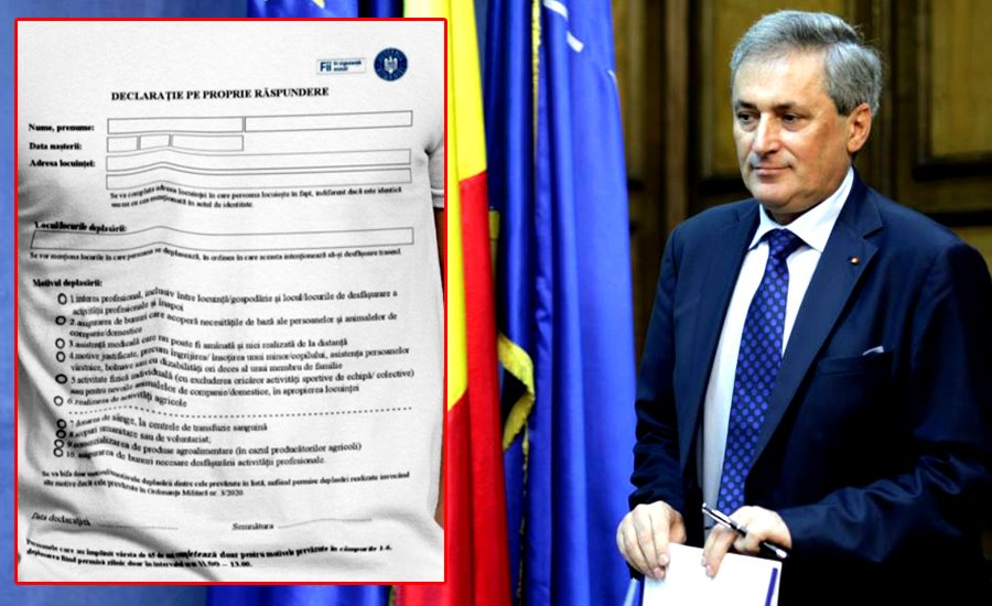 Ce trebuie trecut în declarațiile pe proprie răspundere după 15 mai. Marcel Vela a făcut astăzi anunțul