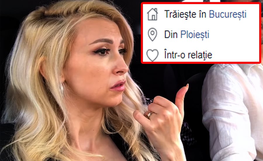 Ups! Andreea Bălan s-a pus „într-o relație” pe Facebook. Oare George Burcea ce zice?