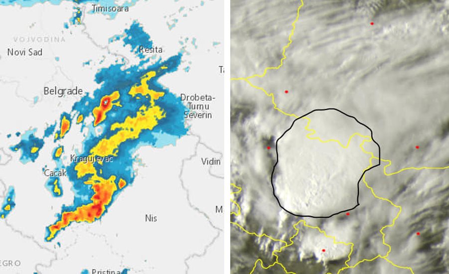 ANM, în alertă maximă! O supercelulă puternică se îndreaptă spre România