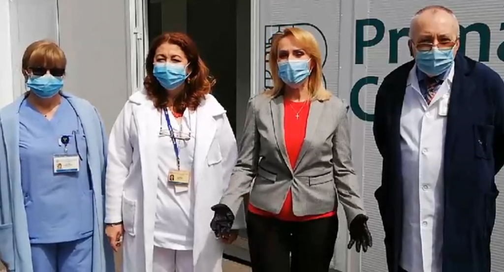 Gabriela Firea a inaugurat tomograful care depistează COVID-19 în câteva minute VIDEO