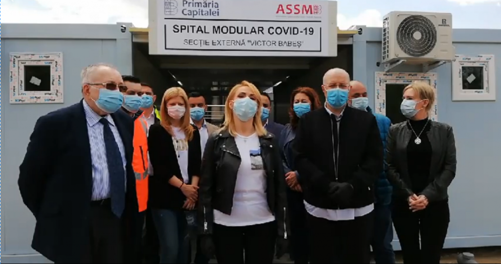 A fost inaugurat cel mai mare spital pentru COVID-19 din România: capacitate, 500 de pacienți VIDEO