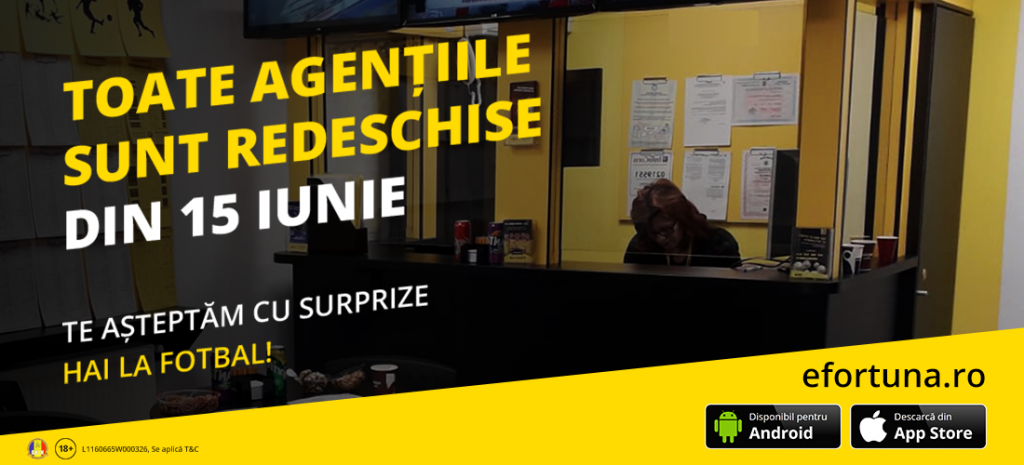 Ne vedem în agenții, luni dimineață, de la 10:00 până seara. Până atunci, dăm ‘drumul’ la Liga 1