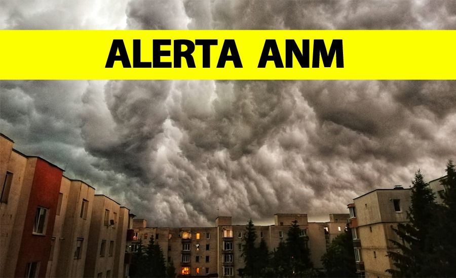 Alertă ANM de ultimă oră Fenomene meteo periculoase în următoarele ore