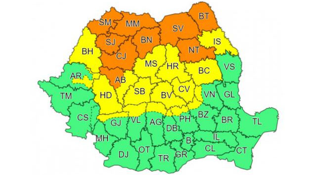 Meteorologii au anunțat cod portocaliu de ploi! Care sunt zonele vizate de avertizare și cum va fi vremea în București