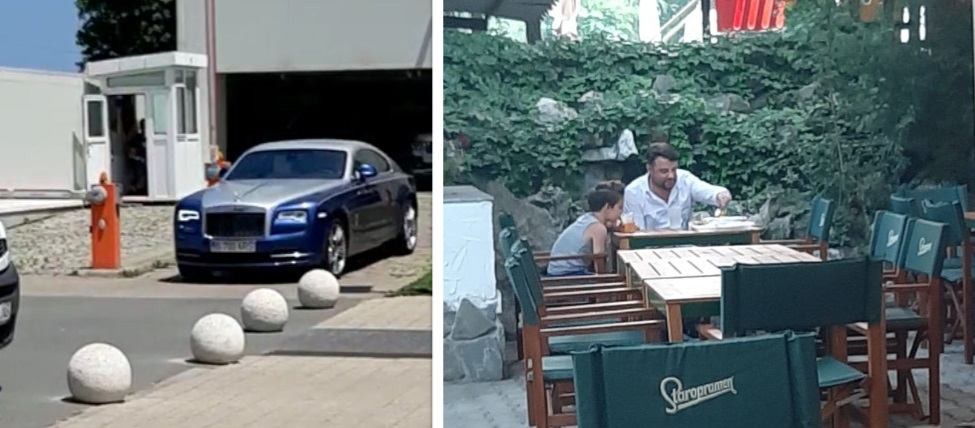 Andrei Duban, la volanul unui Rolls Royce de peste 100.000 de euro. Cum a fost surprins actorul alături de fiul lui pe litoral. VIDEO