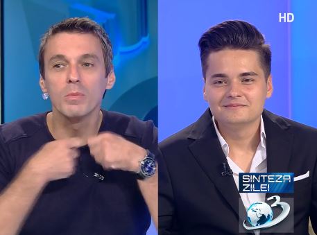 Selly, ironizat în direct de Mircea Badea: “A sunat Johnny Bravo. Și-a cerut freza înapoi!” Ce replică a avut vloggerul