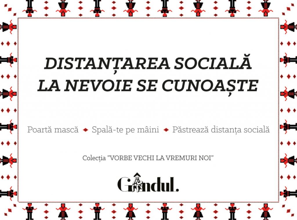 Grupul Gândul lansează o campanie outdoor de conștientizare a purtării măștilor în contextul pandemiei de Covid-19