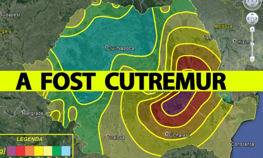 Cutremur în România, sâmbătă dimineață. Unde s-a produs seismul și ce magnitudine a avut