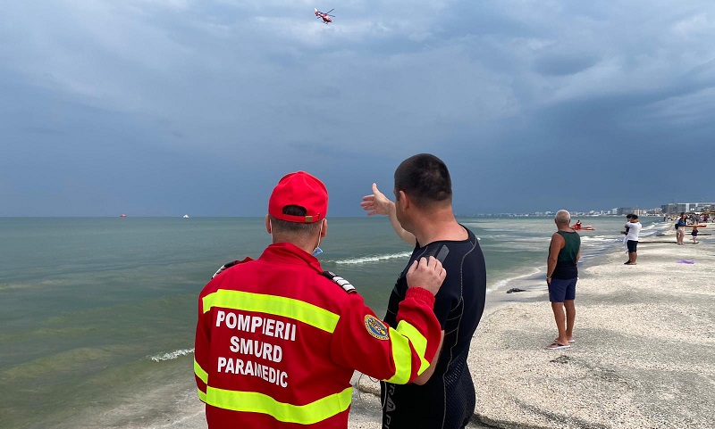 Bărbat înecat în Mamaia. Medicii nu au putut să îi salveze viața