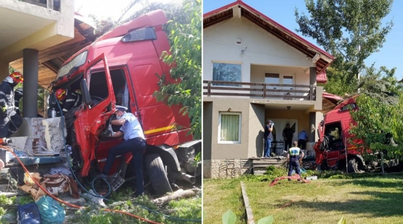 VIDEO. Tragedie în Iași! O fetiță de trei ani a fost ucisă de TIR în timp ce se juca în curte. Șoferul a murit pe loc