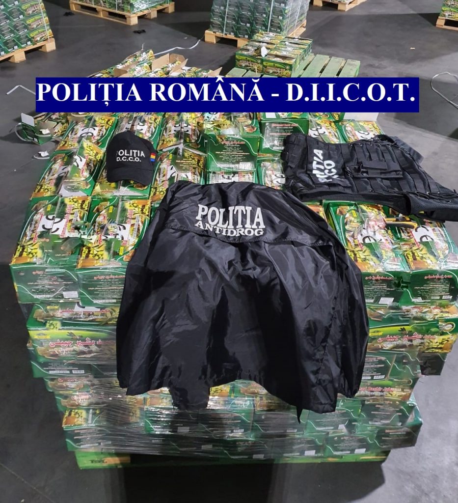 Record! Droguri în valoare de 60.000.000 de euro confiscate de Poliția Română, într-o amplă operațiune Antidrog