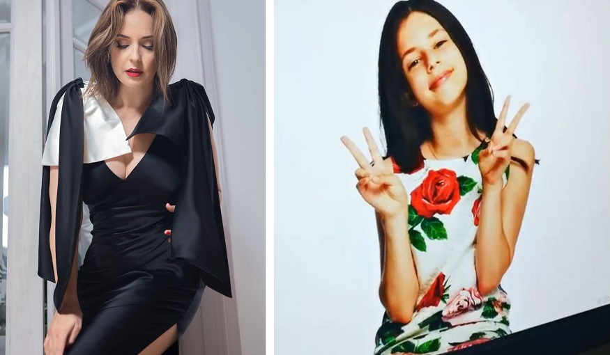 Andreea Marin, melancolică după ce a văzut câteva poze de album alături de fiica ei! Violeta Bănică este din ce în ce mai frumoasă | FOTO