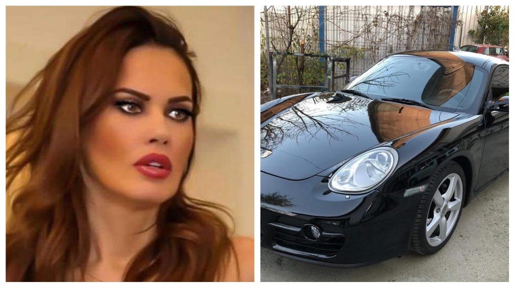 Oana Zăvoranu e foc și pară! Bolidul ei de lux, parcat în fața casei, a fost lovit în miezul zilei