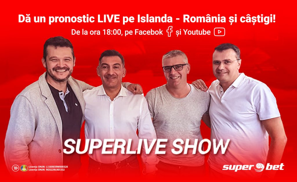 Fă galerie pentru România și urmărește o ediție de colecție a SuperLive Show!