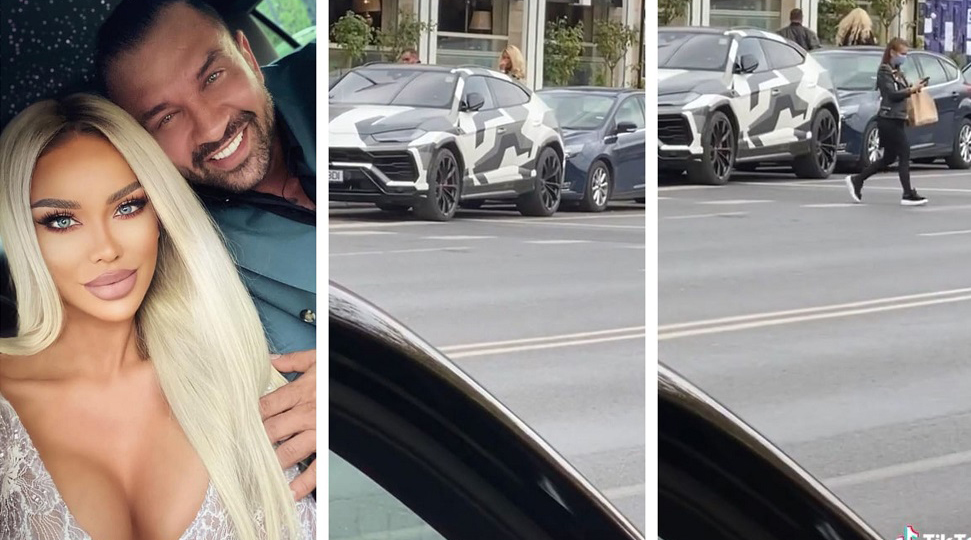 Alex Bodi și-a parcat pe trecerea de pietoni Lamborghini-ul de peste 200.000 de euro. Ce “urgență” avea afaceristului care era însoțit de Bianca Drăgușanu  | VIDEO