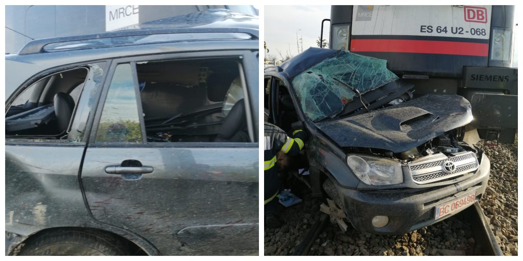 Grav accident feroviar, în Bacău, cu trei victime, dintre care doi copii. FOTO