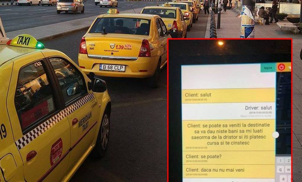 Nu e banc! Ce răspuns genial i-a oferit un taximetrist unui client, după ce acesta i-a cerut o shaorma pe aplicație