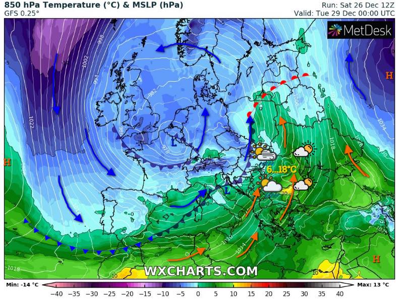 În funcție de evoluția fenomenelor, meteorologii vor reveni cu avertizări în cursul zilelor următoare © Facebook / Severe Weather Alert - România