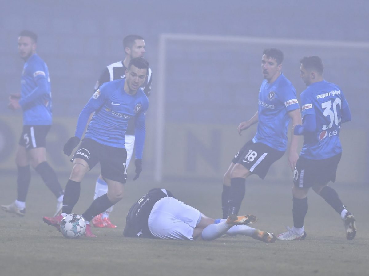 Întrerupt de ceață, meciul Viitorul – Poli Iași se reia marți din minutul 68 de la 0-0!