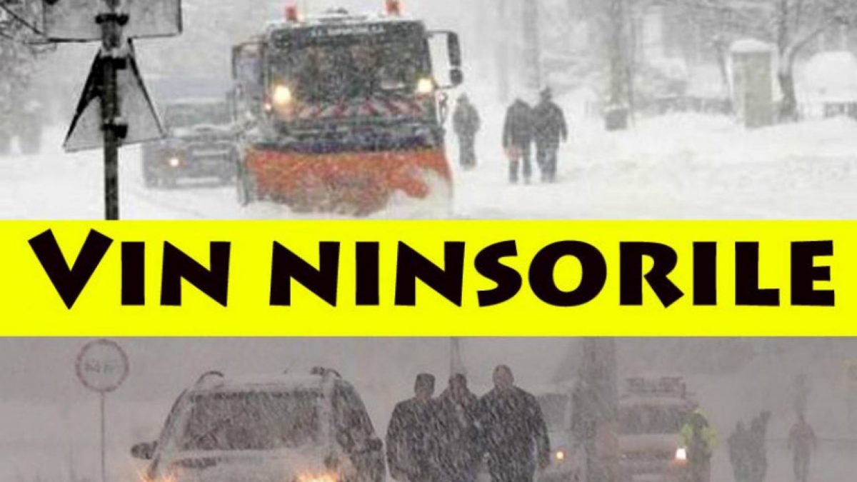 ANM a făcut anunțul. 28 de județe din România sunt sub cod galben de viscol și ninsori