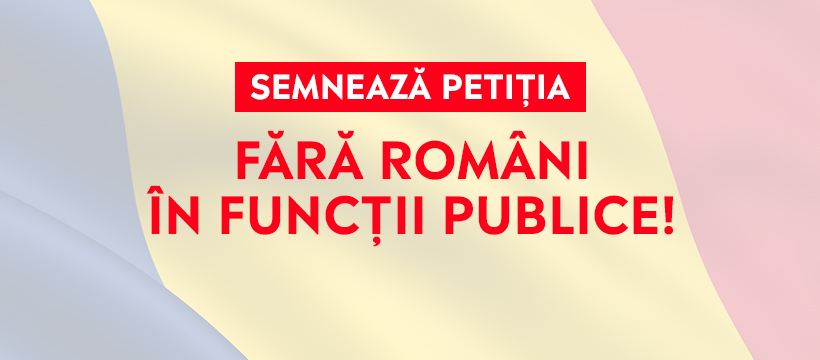 Primele reacții după lansarea petiției „Fără români în funcții publice”. Șoșoacă: În spatele inițiativei sunt Iohannis și Barna