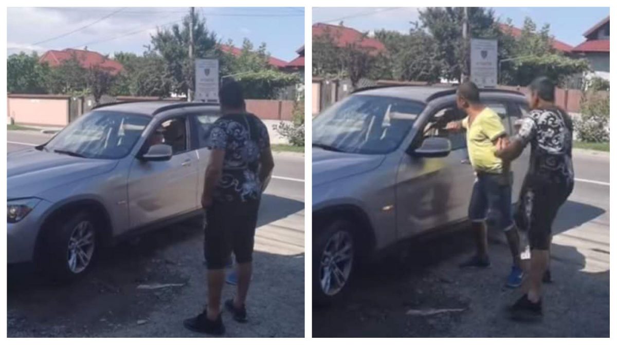 VIDEO | Scene șocante în parcarea unui magazin! O femeie a fost amenințată de un bărbat înarmat cu un cuțit