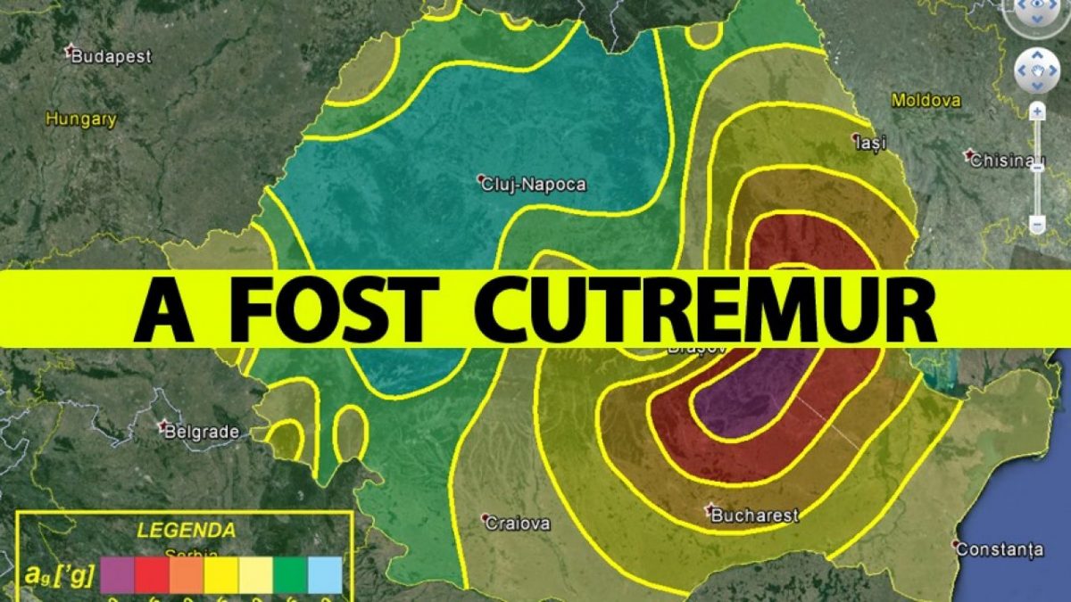 Cutremur în România! Seismul s-a resimțit în mai multe orașe din țară