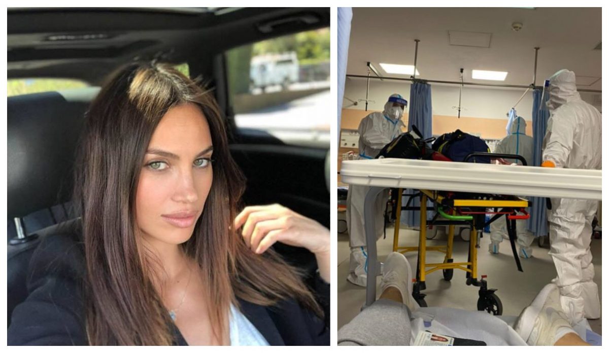 Alina Pușcău, cu perfuzii din cauza COVID-19. Modelul e internat în spital