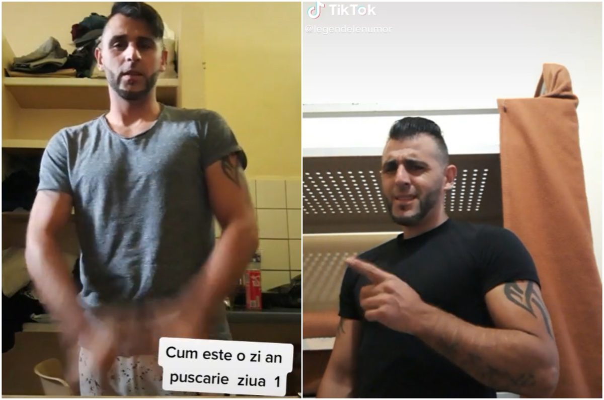 A ajuns viral pe TikTok! Un român, aflat în spatele gratiilor în Franța, le arată urmăritorilor ce viață duce. Dedică și melodiile lui Dani Mocanu!