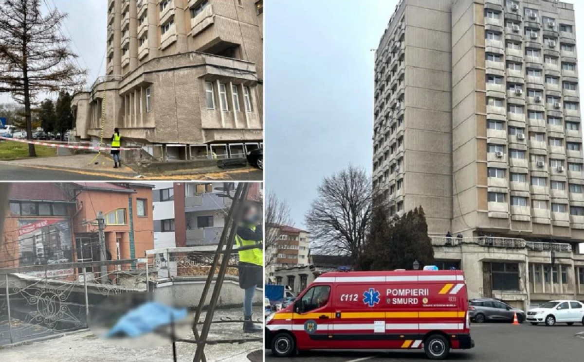 Moarte suspectă într-un hotel din Alba Iulia. O femeie a fost găsită prăbușită pe teresa unui hotel din centrul orașului