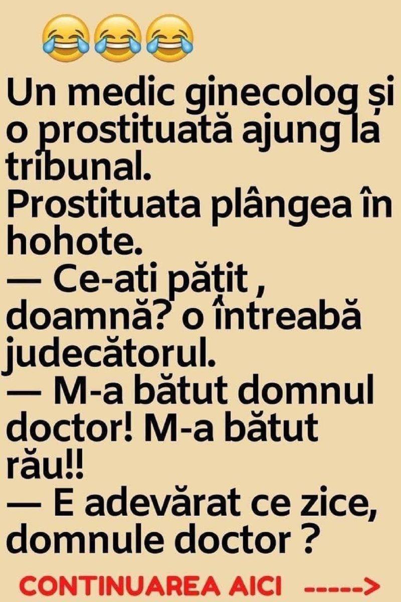 BANCUL ZILEI | Un medic ginecolog și o prostituată ajung la tribunal….