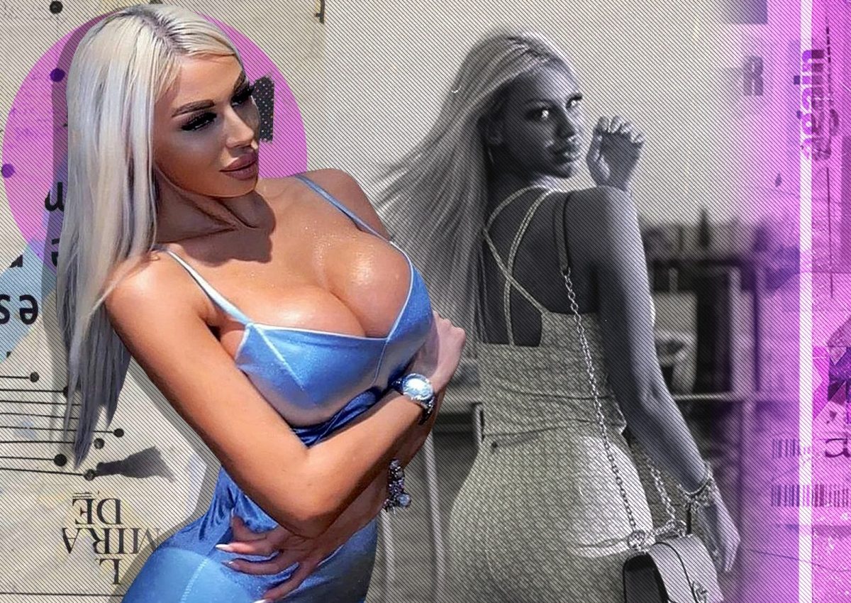 Blonda asta e o adevărată bombă-sexy! Sandra e hot și dă peste cap orice bărbat!