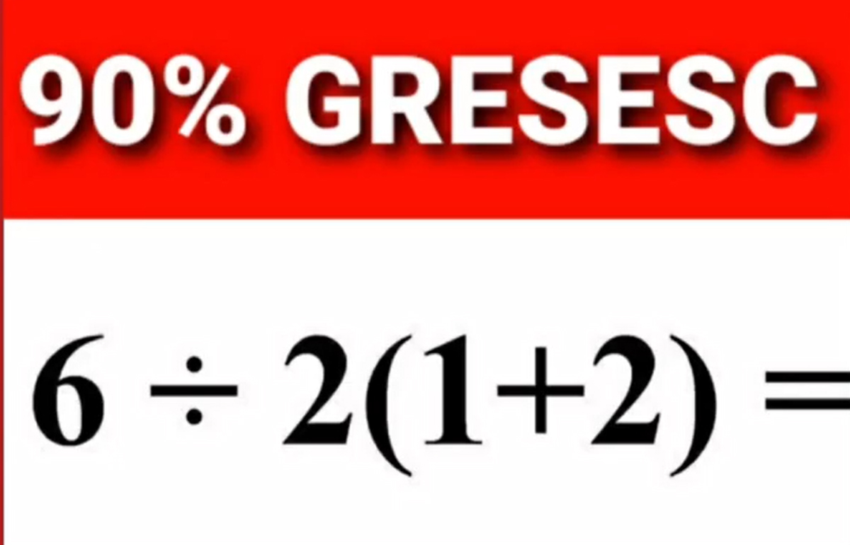 Testul de inteligență la care 90% greșesc | Cât fac 6:2(1+2)?